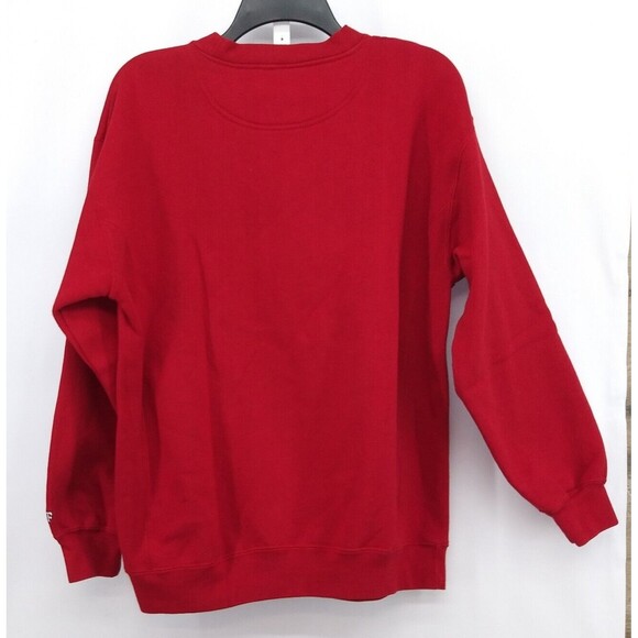 Sailing Sweatshit Mens Medium Red Long Sleeve Embroidered - Picture 3 of 9